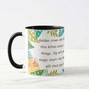 Mug Tropical Paws & Couronne