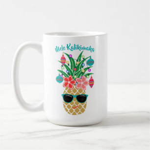 Mug Tropical Pinapple Mele Kalikimaka Noël