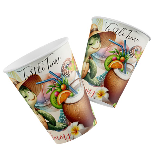 Mug Tropical Turtle Vibes –Summer Beach Escape Art (Créateur téléchargé)