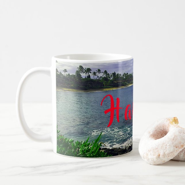 Mug Tropiques d'Hawaï (Avec donut)