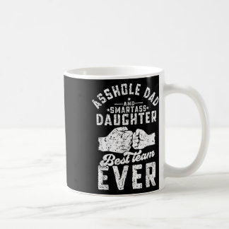 Mug Trou Papa Et Fille Intelligente Meilleure Équipe J