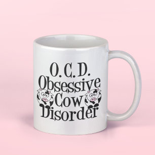 Mug Trouble obsessionnel de la vache