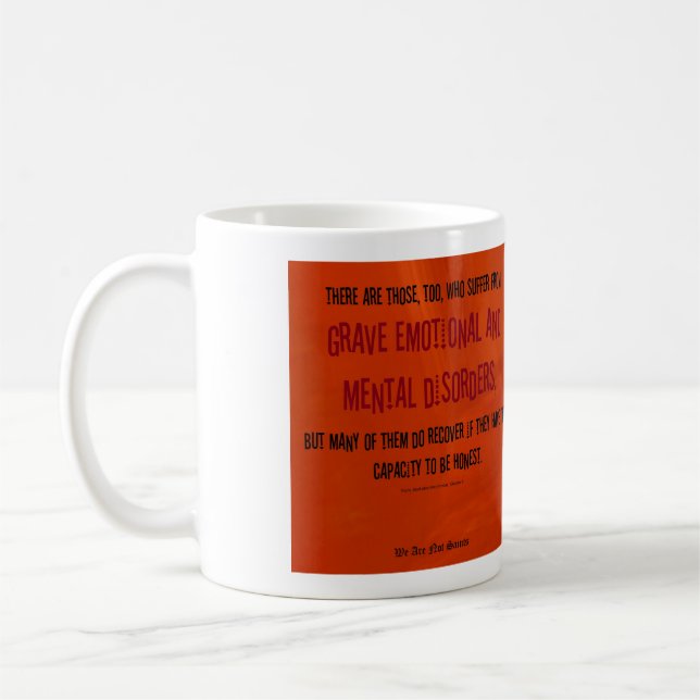 Mug Troubles émotifs et mentaux graves (Gauche)