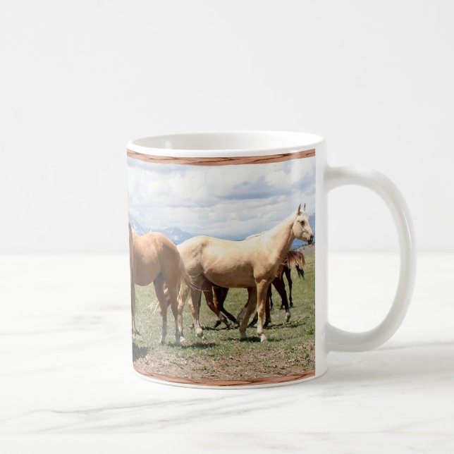 Mug Troupeau de cheval sous le grand ciel (Droite)