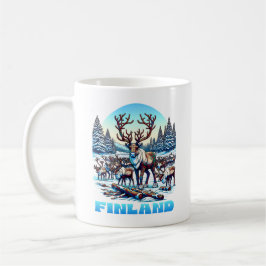 Mug Troupeau de rennes de Finlande