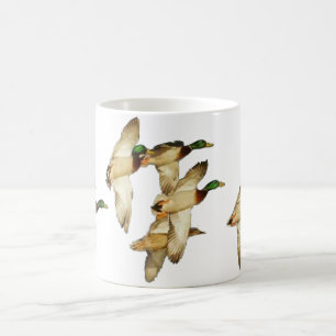 Mug Troupeau des canards dans des canards de vols