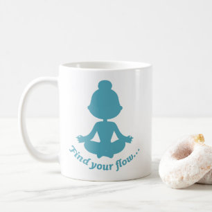 Mug Trouver Votre Boug De Flux (Cyan)
