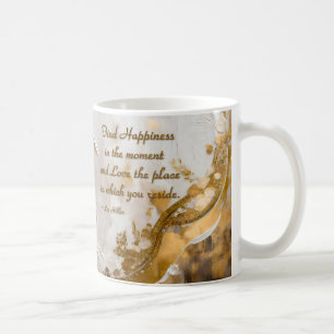 Mug Trouvez le bonheur dans l'instant... Citation de L