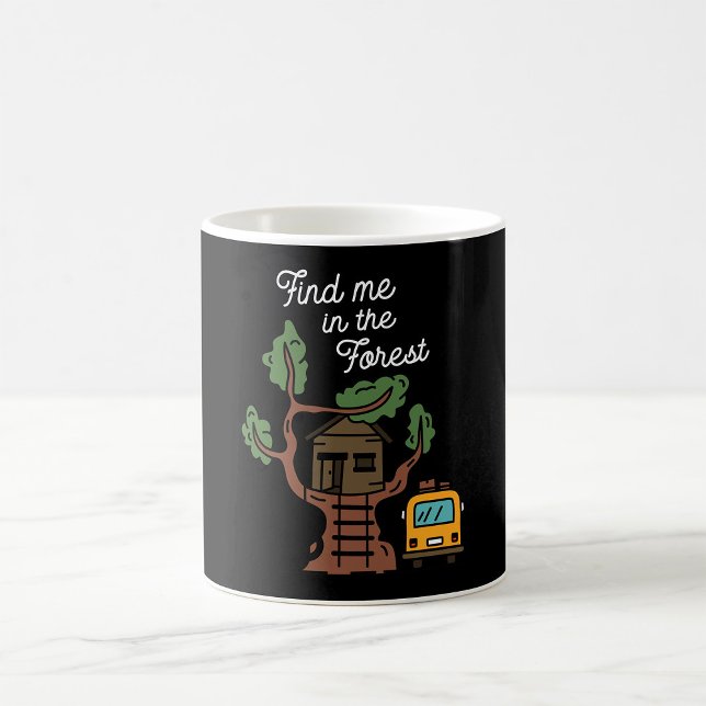 Mug Trouvez-Moi Dans La Forêt (Créateur téléchargé)