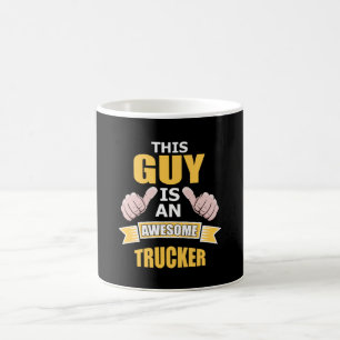 Mug Trucker Truck Driver Love Trucks Drôle Idée cadeau