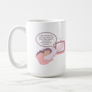 Mug True Crime Lover Minimalist Design | Dark Humor