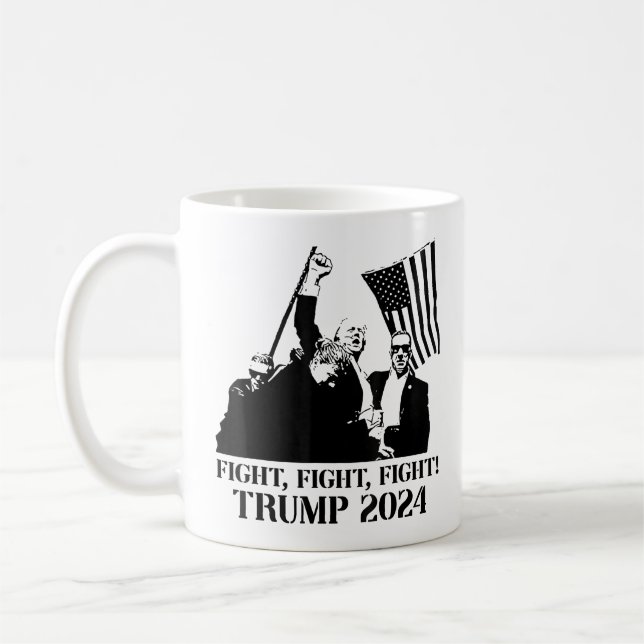 Mug Trump 2024 - Combattre le président Trump (Gauche)