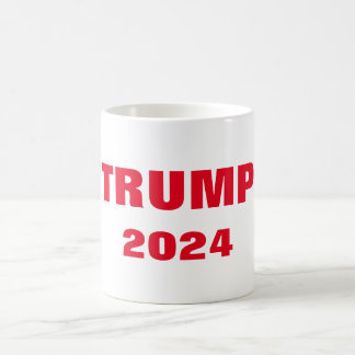Mug Trump 2024 Cool blanc rouge Fête cadeau Favor Cust