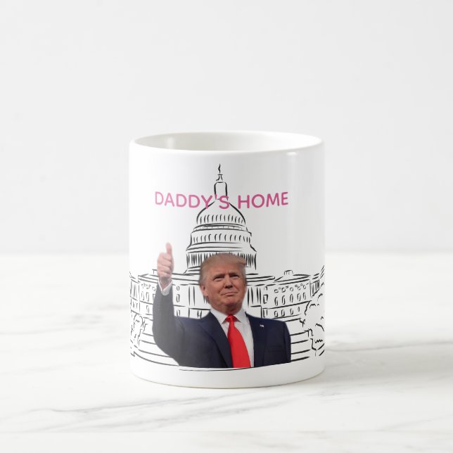 Mug Trump 2024 Reprendre l'Amérique à la maison de pap (Centre)