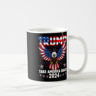 Mug Trump 2024 Reprendre l'Amérique Drapeau américain 
