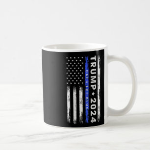 Mug Trump 2024 Retour La Ligne Bleue Légère Bleue Amér