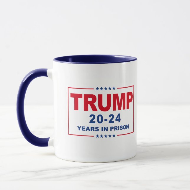 Mug TRUMP 20 - 24 ans de prison - Anti-Trump (Gauche)