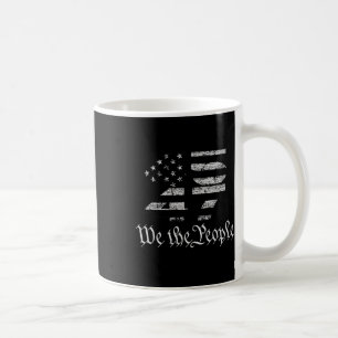 Mug Trump 45-47 Drapeau américain 2024 Élection présid