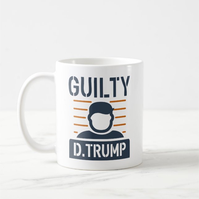Mug Trump coupable (Gauche)
