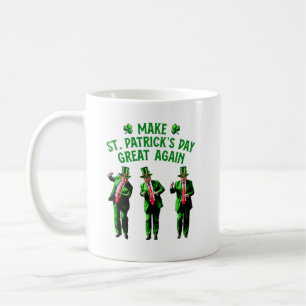 Mug Trump Dancing Rendre la Saint Patrick plus grande