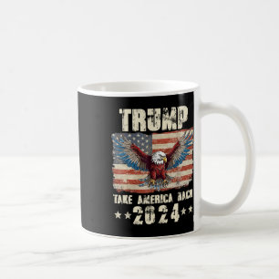 Mug Trump Eagle Président américain 2024 Reprendre l'A