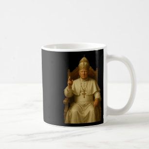 Mug Trump en pape de l'Eglise du Vatican Trump
