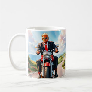 Mug Trump équitation Motorcycle Beautiful Road America