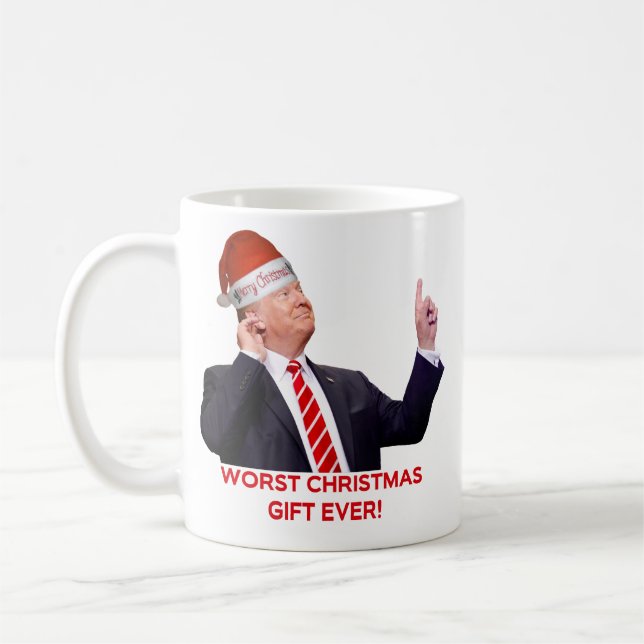Mug Trump, le pire cadeau de Noël jamais fait ! (Gauche)