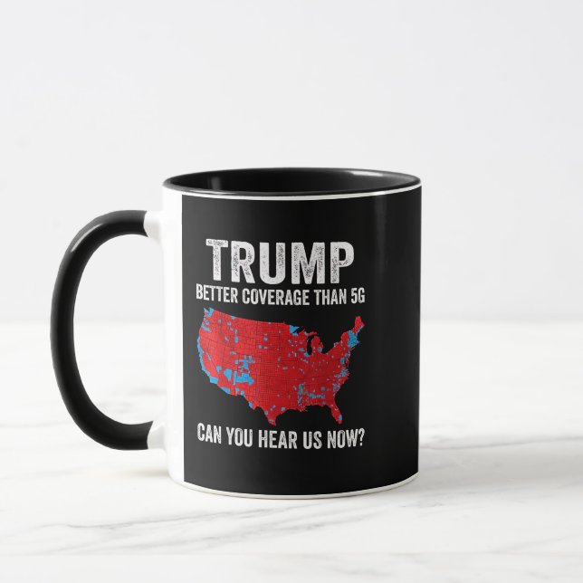 Mug Trump Meilleure Couverture Que 5G Pouvez-Vous Nous (Gauche)