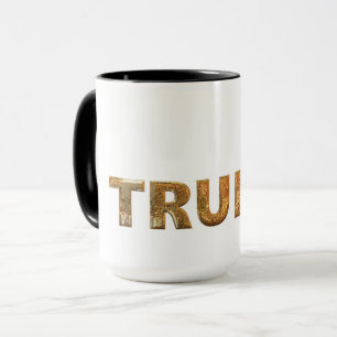 Mug Trump Merchandise Lettres OR Simple Élégance
