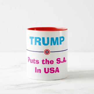 Mug : Trump met la S.A. Aux États-Unis
