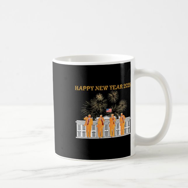 Mug Trump Nouvel An 2025 Feu d'artifice de la Maison B (Droite)