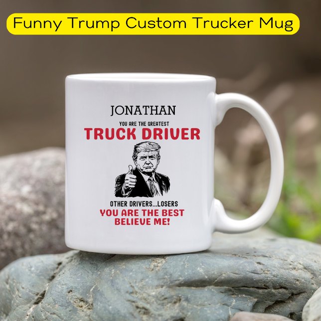 Mug Trump plus grand conducteur de camion personnalisé (Créateur téléchargé)