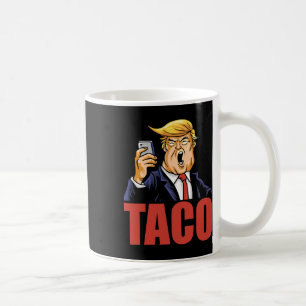 Mug Trump Recule Toujours Drôle Blague Taco Rétro St
