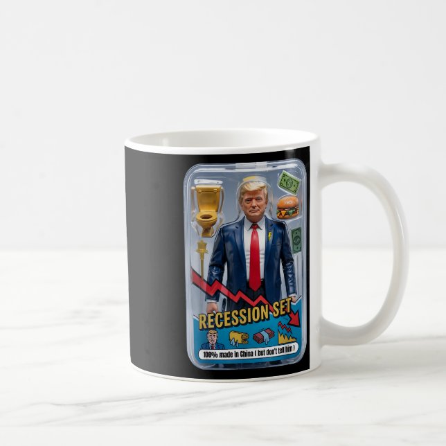 Mug Trump Satire Survié Récession Box Set Action Fig (Droite)