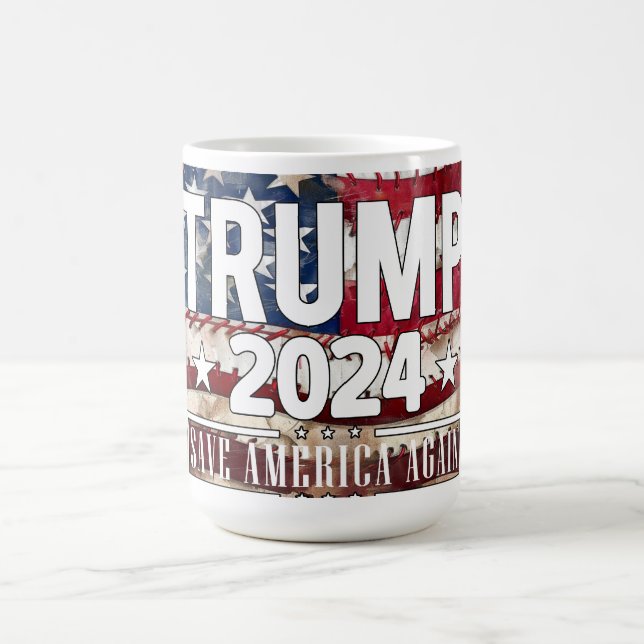 Mug Trump ! sauve à nouveau l'Amérique. (Centre)