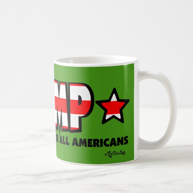 Mug Trump ! Une Amérique meilleure pour tous ! VERT MU (Droite)