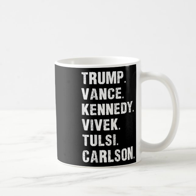 Mug Trump Vance Kennedy Vivek Tulsi Carlson (Droite)