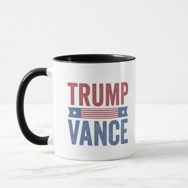 Mug Trump Vance Républicain Élection Américaine Cadeau (Gauche)