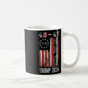 Mug Trump vintage 2024 45-47 Us Drapeau Nous Le Peuple