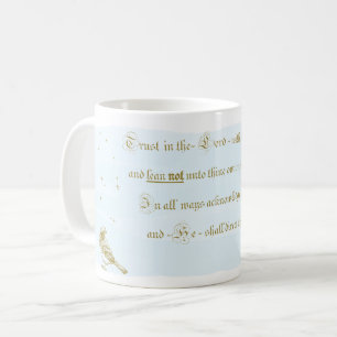 Mug Trust dans le Seigneur Proverbes la bible call