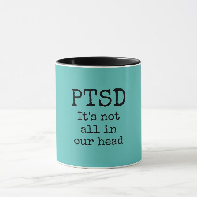 Mug TSPT psychologie de la santé mentale turquoise noi (Centre)