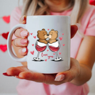 Mug Tu aimes, ours Couple