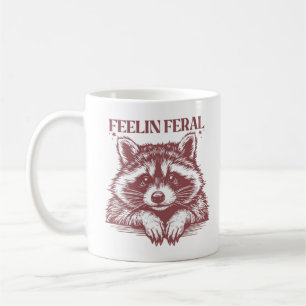Mug Tu es bizarre, je te garde, drôle Raccoon et opss