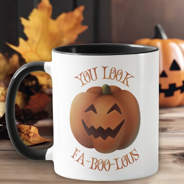 Mug Tu Es FaBooLous Drôle Halloween (You Look FaBooLous Cute Halloween Mug)