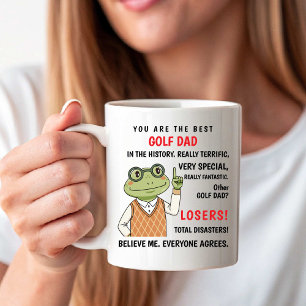Mug Tu es le meilleur papa de golf, les autres sont de