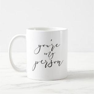 Mug Tu es ma chair à café/la meilleure musique d'ami