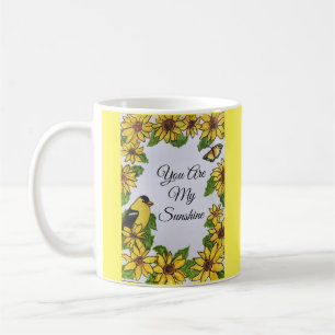 Mug Tu Es Mon Soleil, Joyeux Fleurs De Soleil D'Oiseau