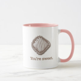 Mug Tu es une truffe au chocolat sucré