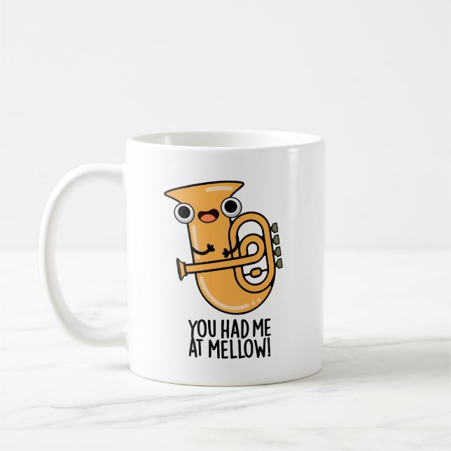 Mug Tu M'As Eu À Mellow Funny Tuba Pun (Gauche)